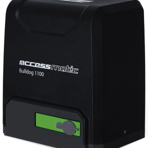 KIT DE MOTOR CORREDIZO ACCESSMATIC BULLDOG 1100 DE 1100KG. INCLUYE MOTOR BD1100 + 4 METROS DE CREMALLERA DE ACERO CON PERNOS RIM4F Y 2 CONTROLES. VELOCIDAD 14 MT/MIN. 110V AC. USO RESIDENCIAL/SEMI-INDUSTRIAL.